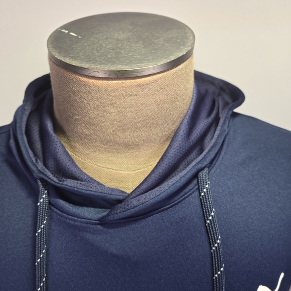 PUMA MATTR Colorblock Golf Hoodie Fast Drying Breathable Pullover Mens Large - Picture 5 of 8